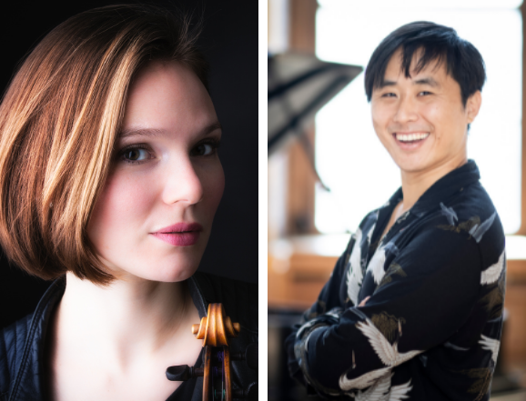 British violinist Tamsin Waley-Cohen and American pianist George Fu on tour nationwide