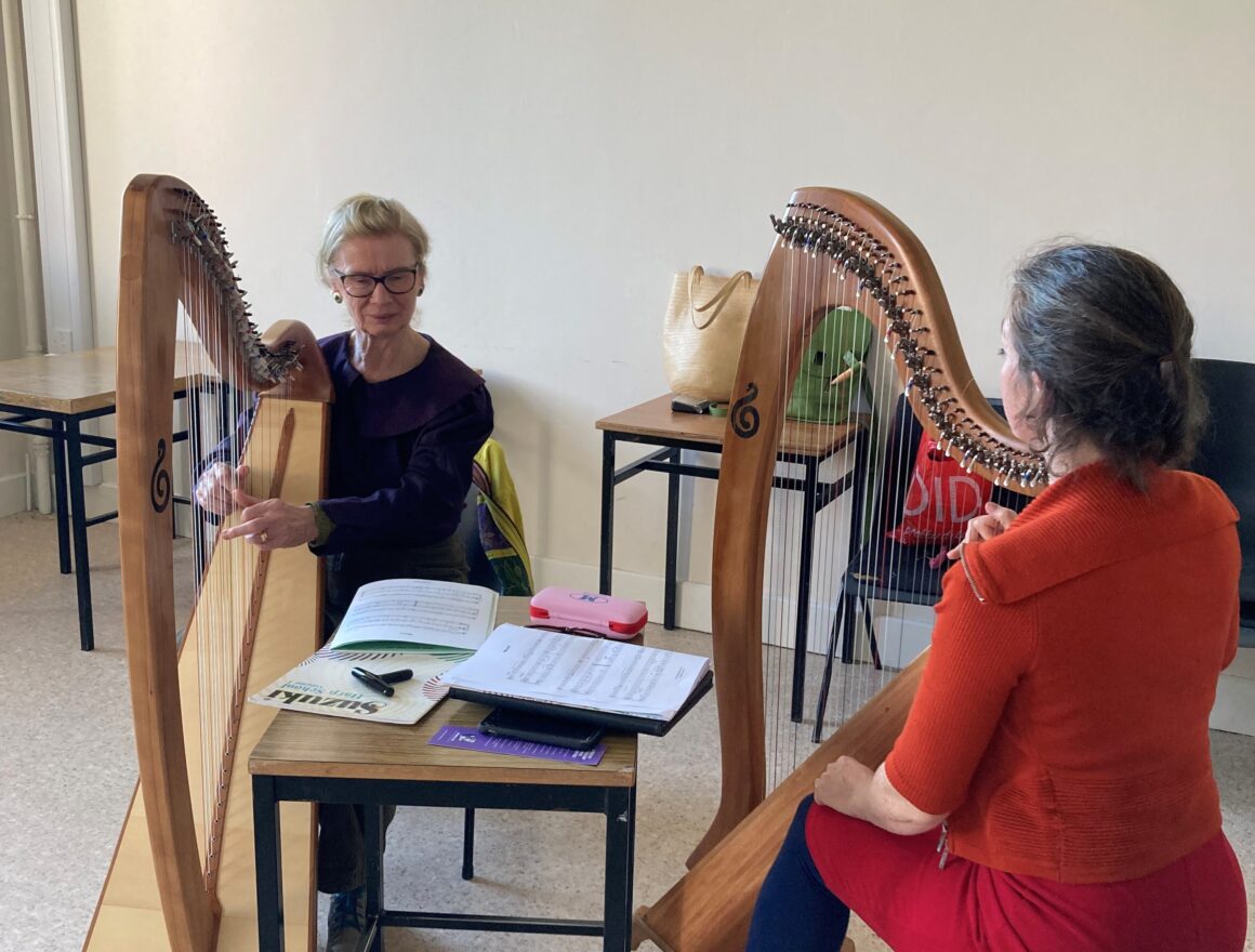 Harp lesson 2 Mary Nolan