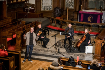 Ed Bennett, Maxim Rysanov, Nikita Boriso-Glebsky and Dora Kokas