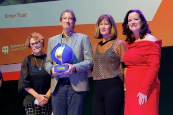 Tomar Trust recieve Business To Arts Award